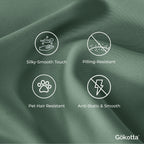ชุดผ้าปูที่นอนใยไผ่ | Bamboo Sheets – สีเขียว Green
