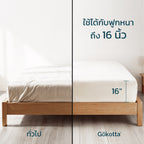 ชุดผ้าปูที่นอนเนื้อนุ่ม ทอแน่น – สีฟ้าอ่อน Baby Blue