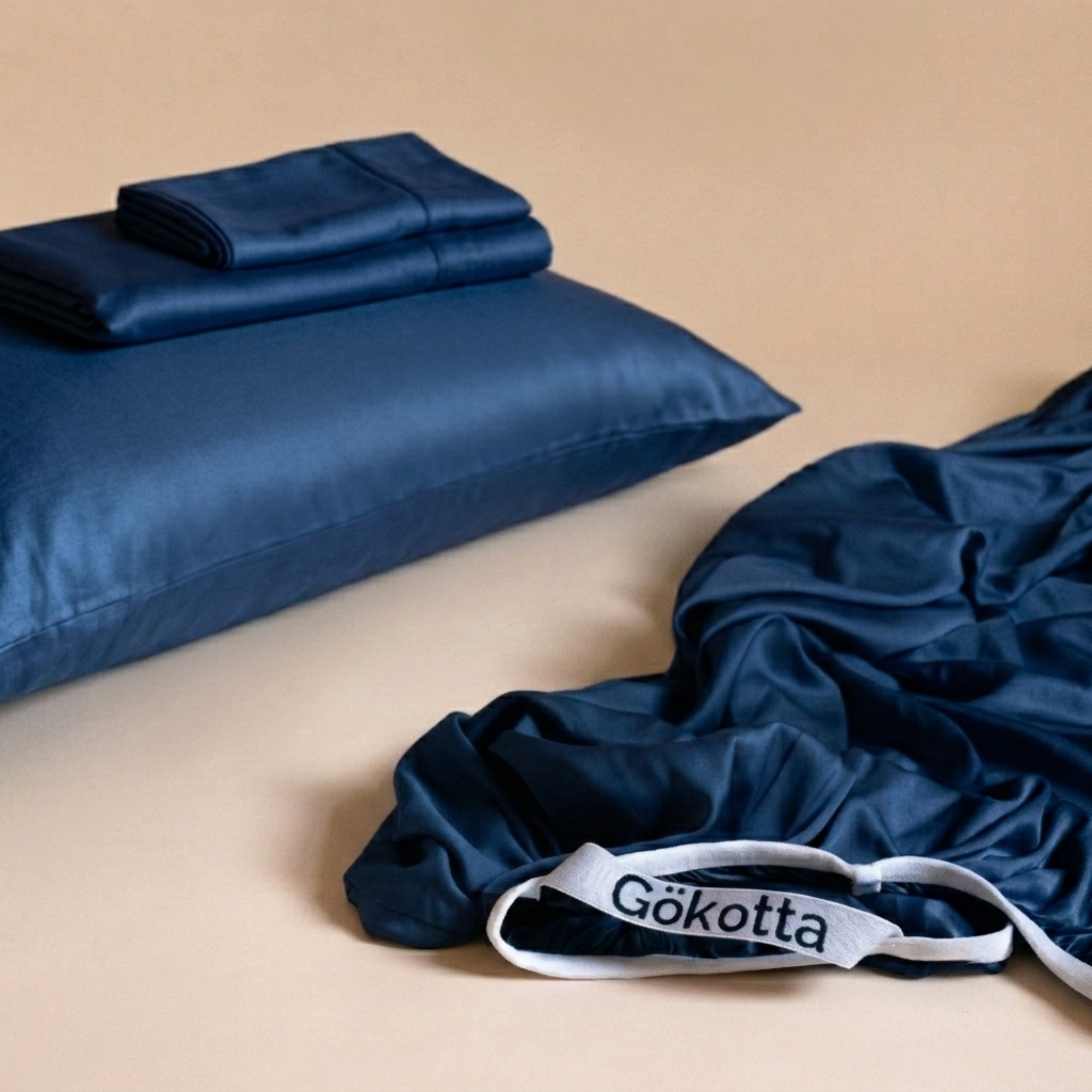 Bamboo Sheets | ชุดผ้าปูที่นอนใยไผ่ – สีน้ำเงิน Navy Blue