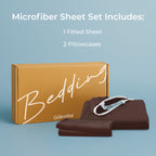 ชุดผ้าปูที่นอนเนื้อนุ่ม ทอแน่น – สีน้ำตาล Chocolate Brown
