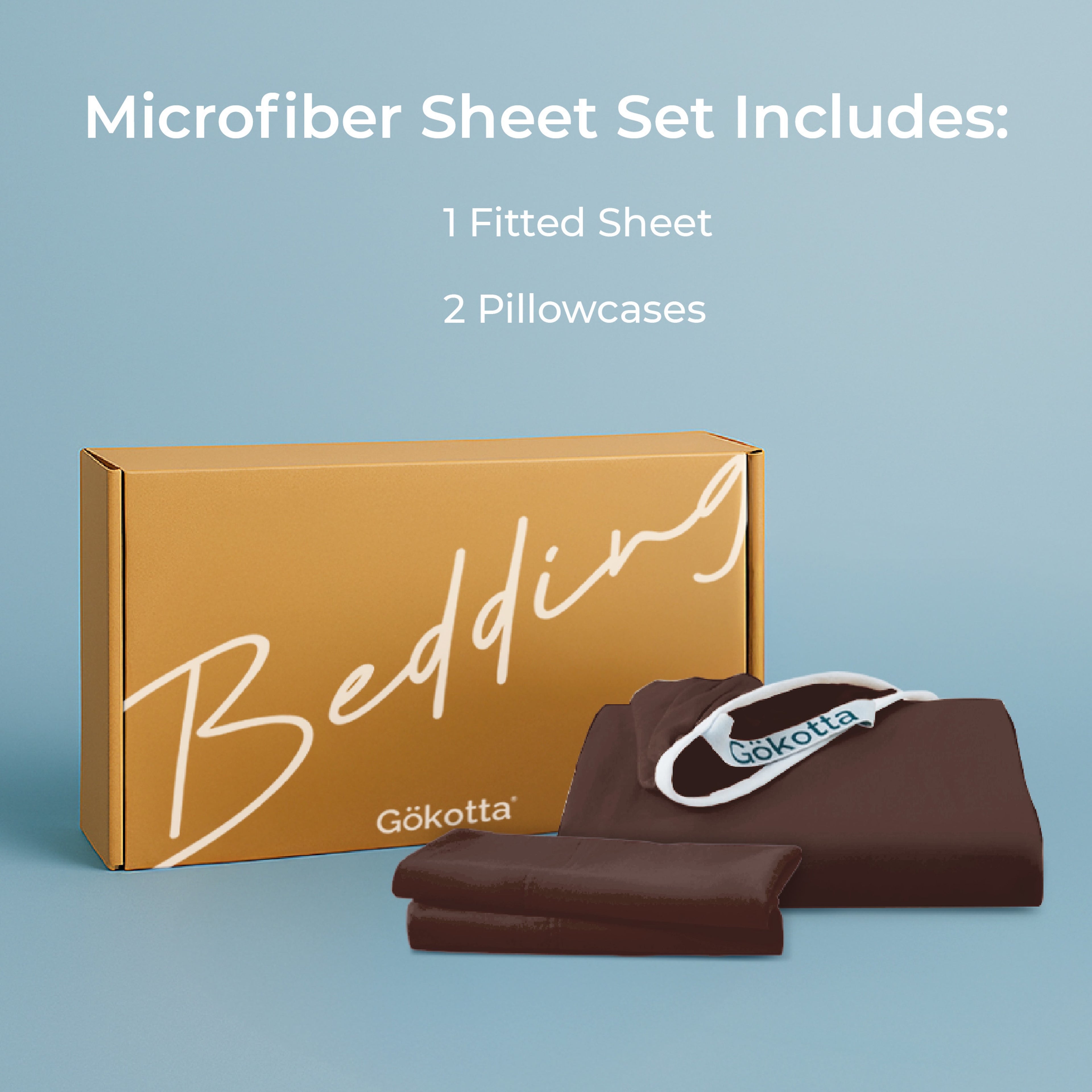 ชุดผ้าปูที่นอนเนื้อนุ่ม ทอแน่น – สีน้ำตาล Chocolate Brown