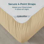 ชุดผ้าปูที่นอนเนื้อนุ่ม ทอแน่น – สีแทน Tan