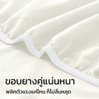 ชุดผ้าปูที่นอนเนื้อนุ่ม ทอแน่น – สีขาว Cream White