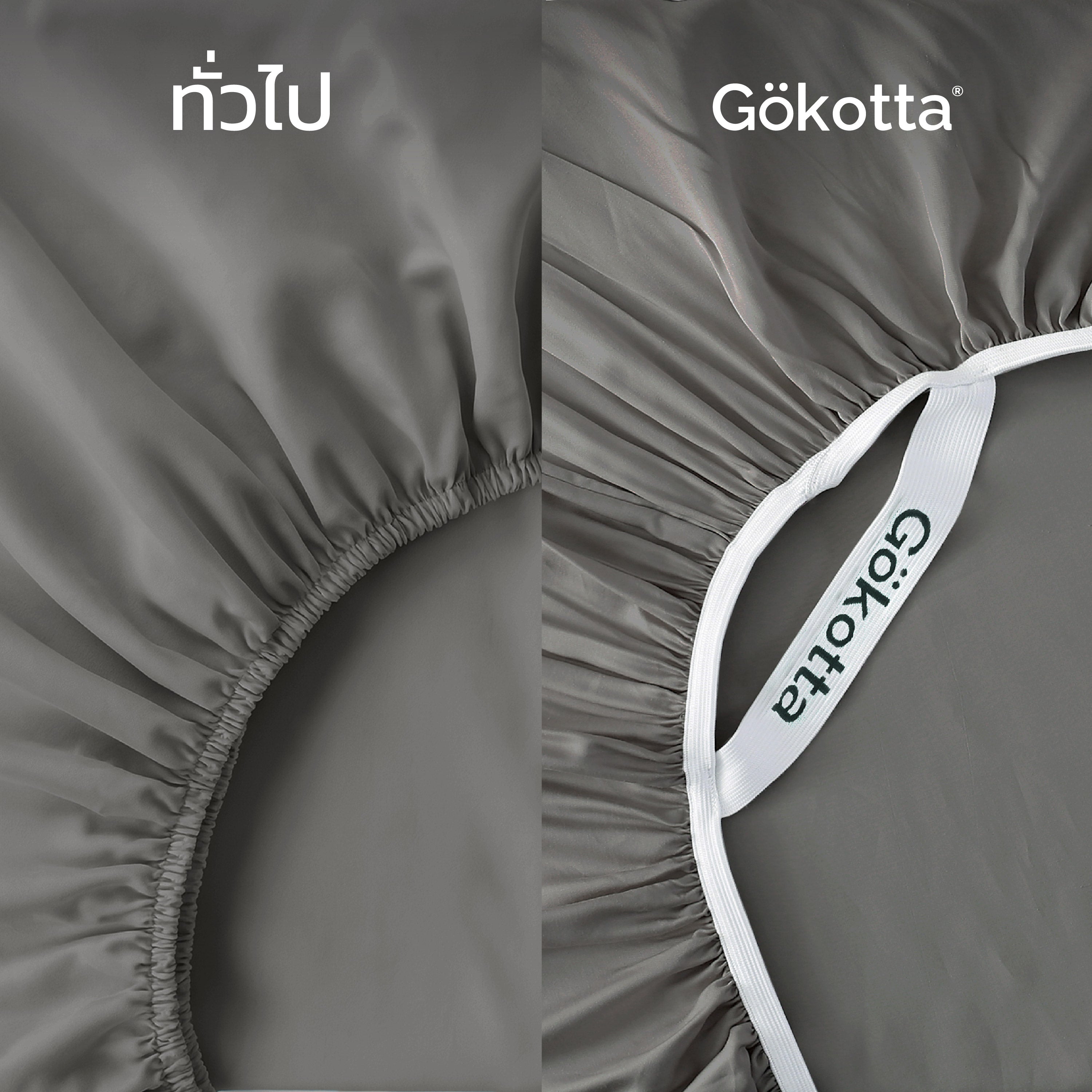 ชุดผ้าปูที่นอนเนื้อนุ่ม ทอแน่น – สีเทาเข้ม Dark Grey